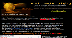 Desktop Screenshot of grainmarkettiming.com